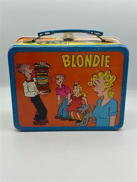 Vintage 1969 Blondie Metal Lunch Box 